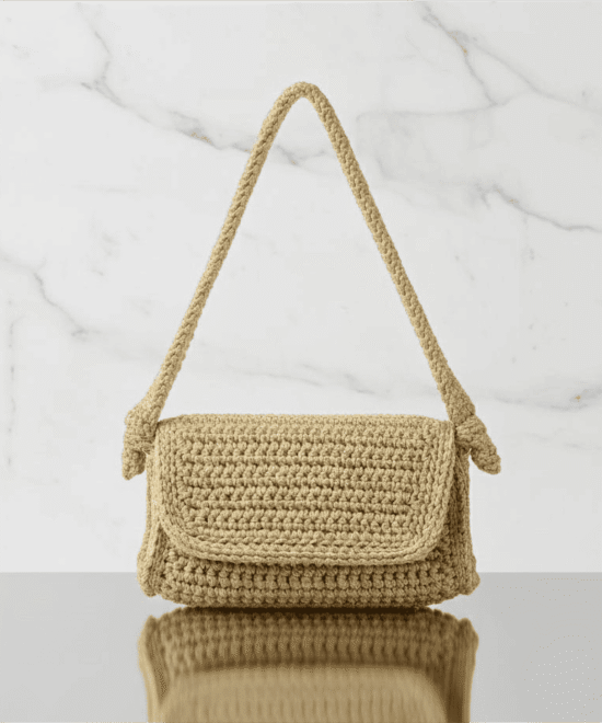 Myyah Glory Clutch Bag Beige