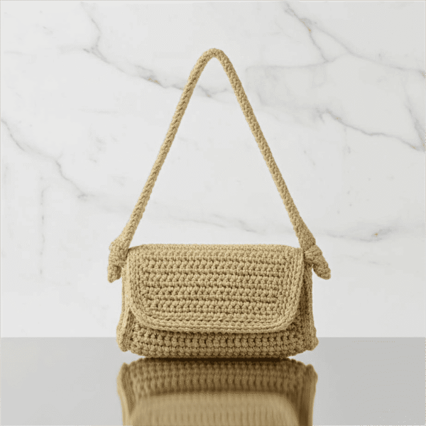 Myyah Glory Clutch Bag Beige