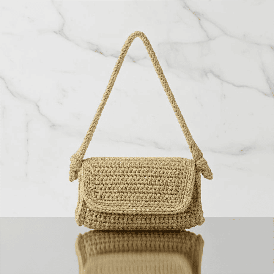 Myyah Glory Clutch Bag Beige